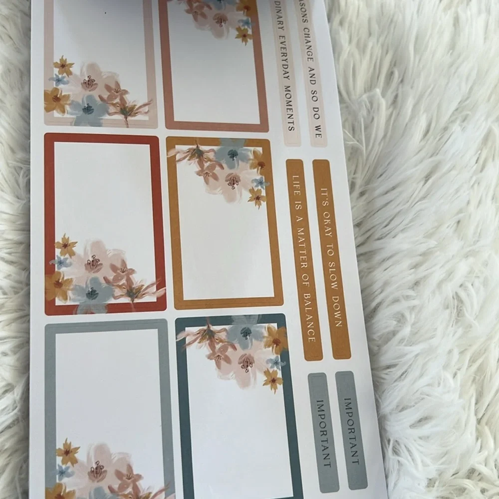 Happy Planner Classic Sticker Sheets - Softly modern 746